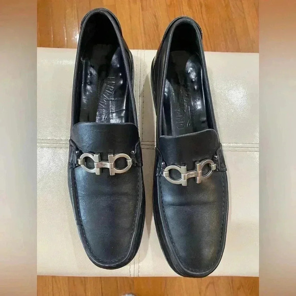 Ferragamo Mens Loafers Sz 7.5 - Picture 2 of 9